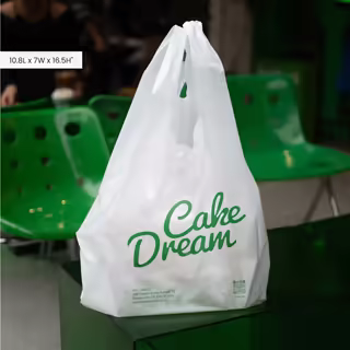 Custom Plastic Bag for Takeout