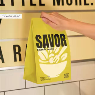 Custom Paper Bag without Handle for Food Packaging