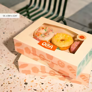 Custom Paper Box for Donuts