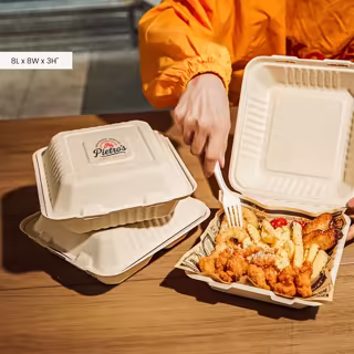 Custom Printed Food Container for Fried Food