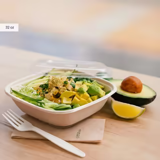 Square Salad Fiber Bowl