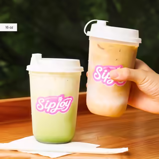 Wholesale Ready Frosted Boba Cup With Free Design