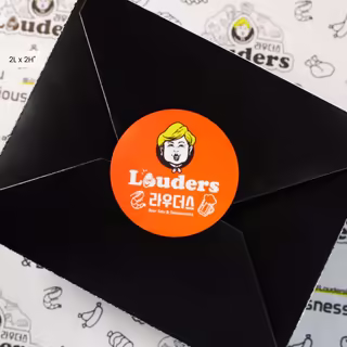 Tamper-Evident Round Label for Takeout Branding