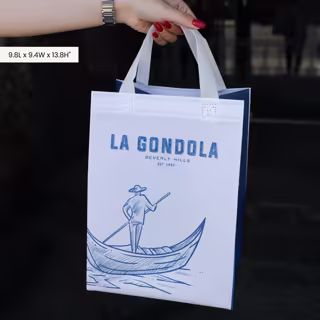 White Non-Woven Tear-Resistant Tote with Sturdy Handles