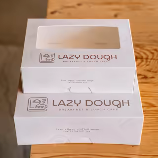 Stackable Logo Donut Box For 4 6 12 Counts