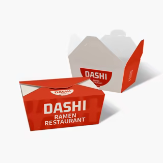 Custom Paper Take-Out Box