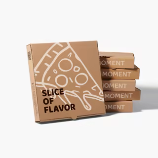 Custom Kraft Paper Pizza Box