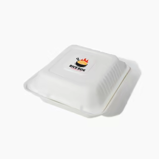 Custom Compostable Clamshell Container