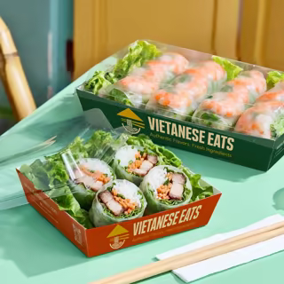 To-Go Containers for  Spring Rolls
