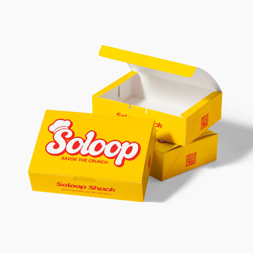 Custom Takeout Boxes with Free Design