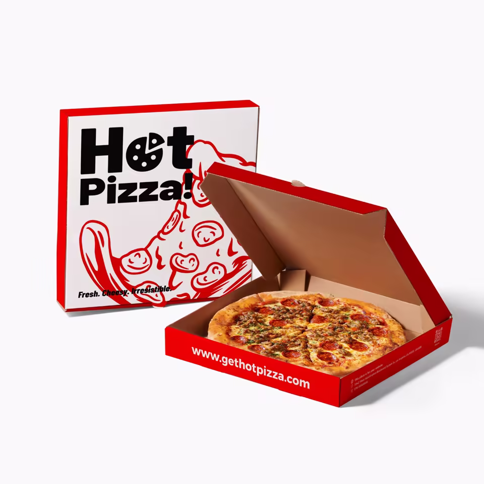 Bulk Pizza Box with Brand Logo
