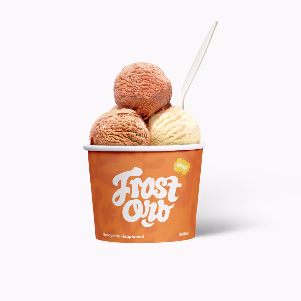 Branded Cups for Mini Pastries