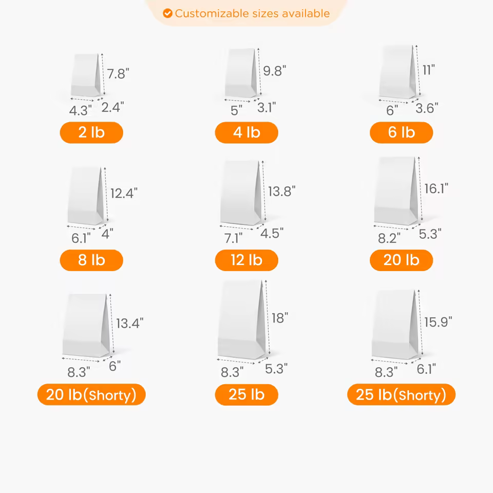 Premium Paper Bag Wholesale Size