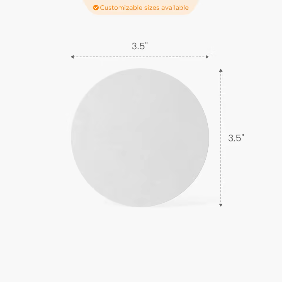 Paper Coaster Size