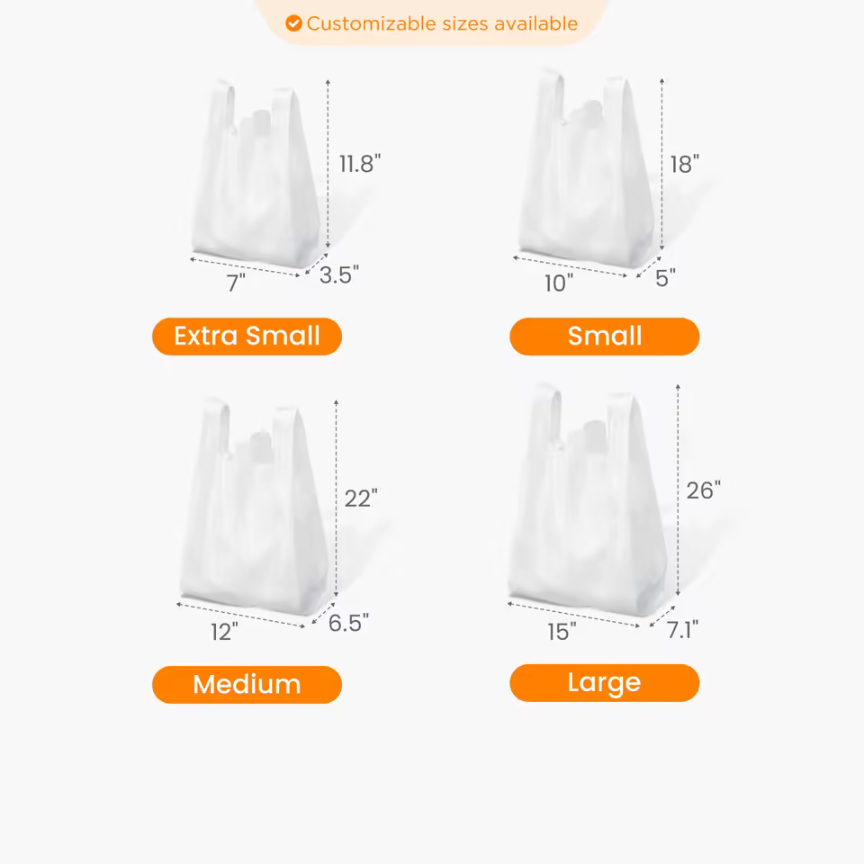 T-Shirt Bag Size
