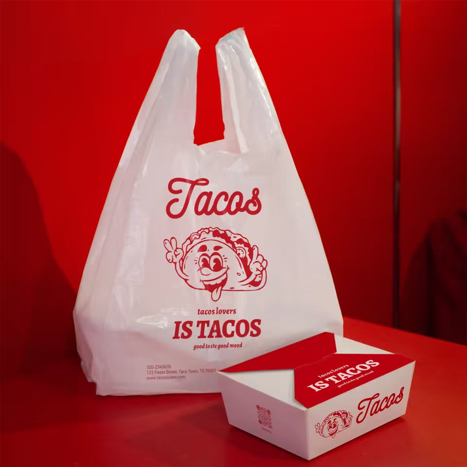 Bulk Plastic Bag with Logo