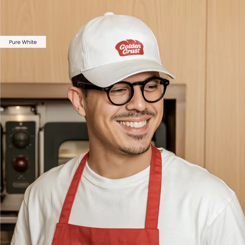 White Staff Cotton Hat