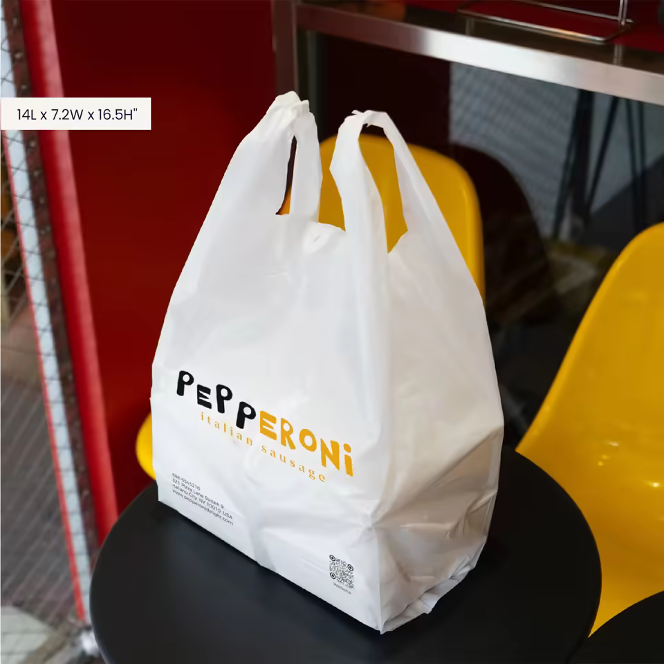 Bulk Plastic Bag with Logo