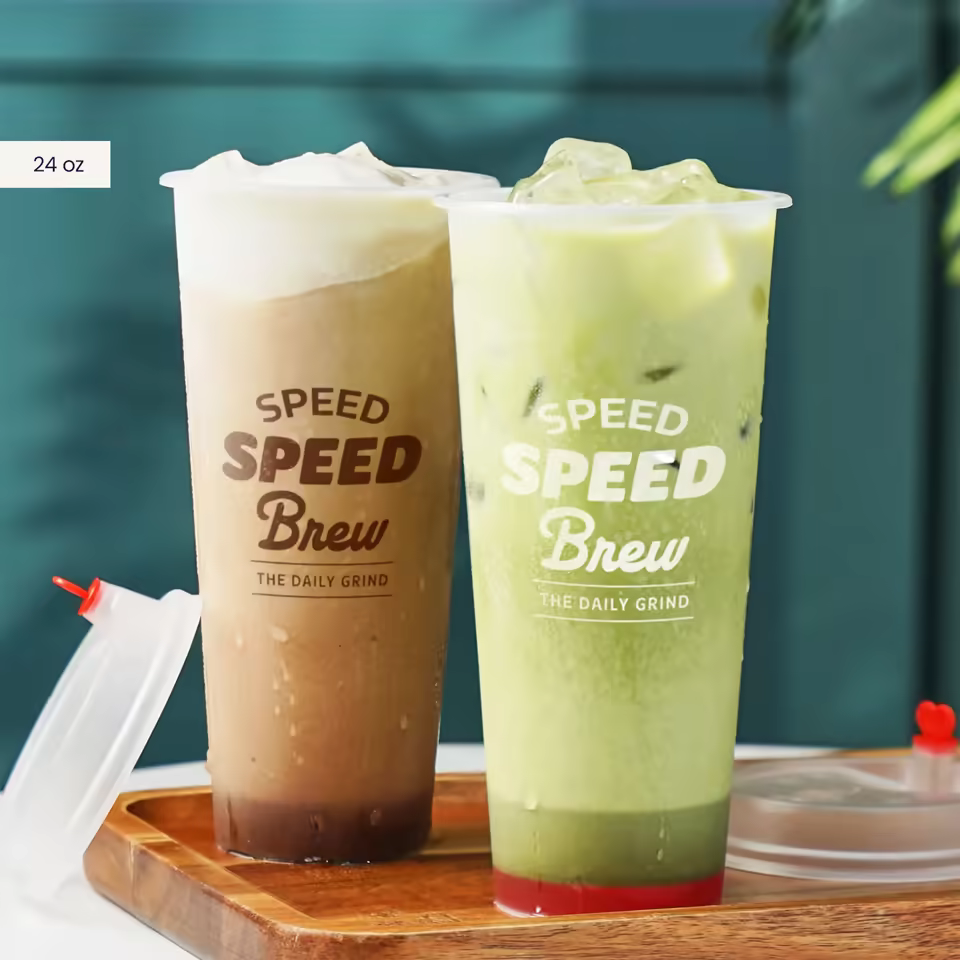 Custom Clear Cup for Vietnamese Drinks