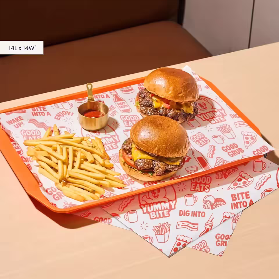 Custon Printed Paper for Restaurants