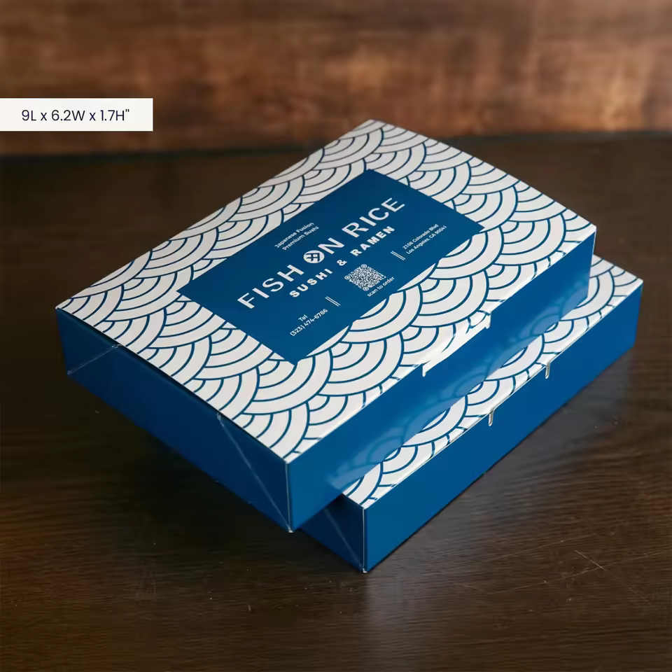 Custom Printed Sushi & Bento Boxes