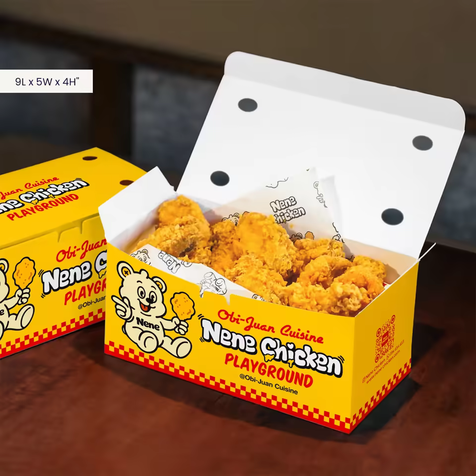 Fried Chicken Boxes with Custom Vents
