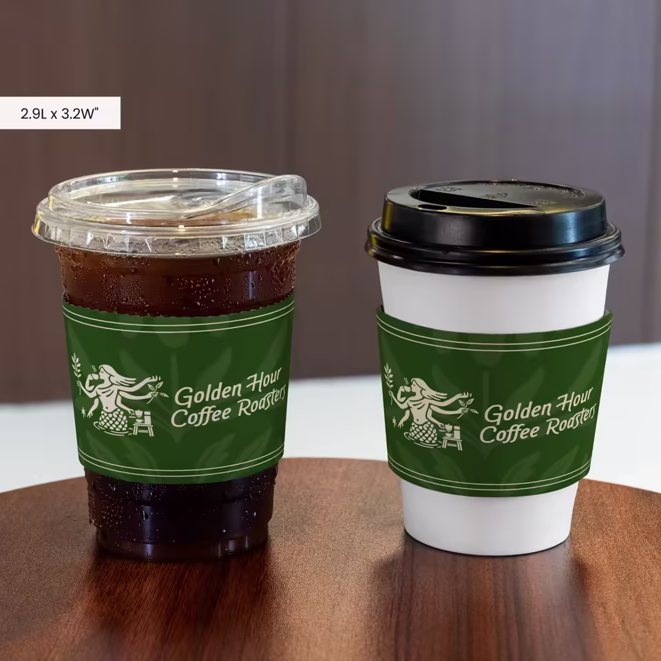 Custom Coffee Cup Sleeves