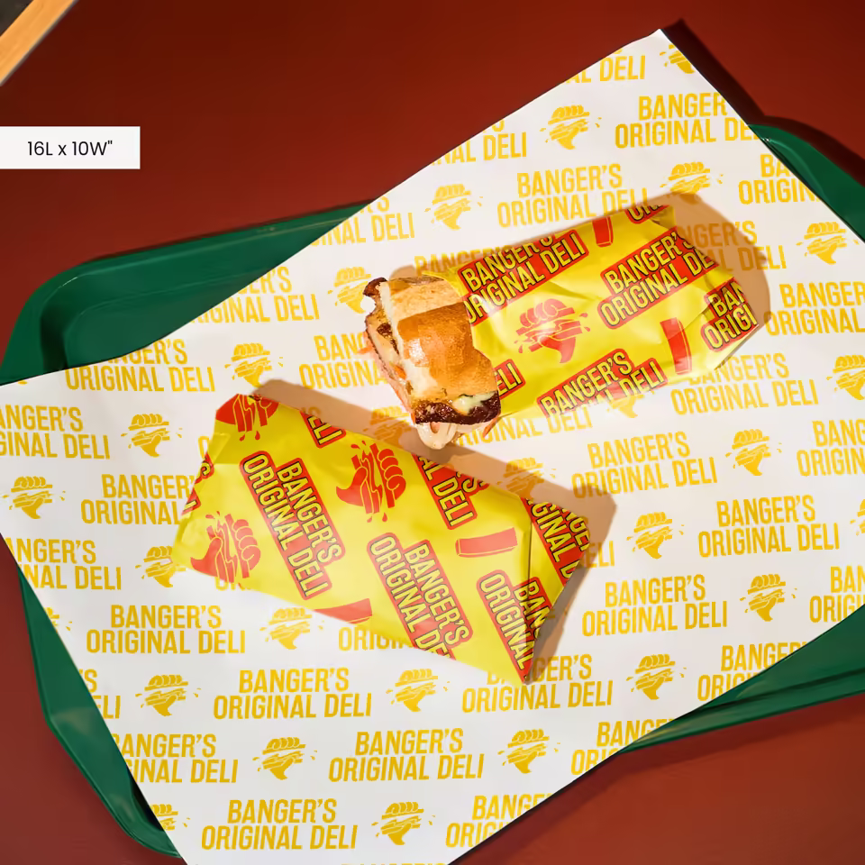 Durable Tear Resistant Branded Deli Paper Wholesale Friendly