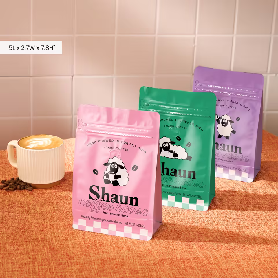 Wholesale Custom Printed Coffee Bags for Cafés