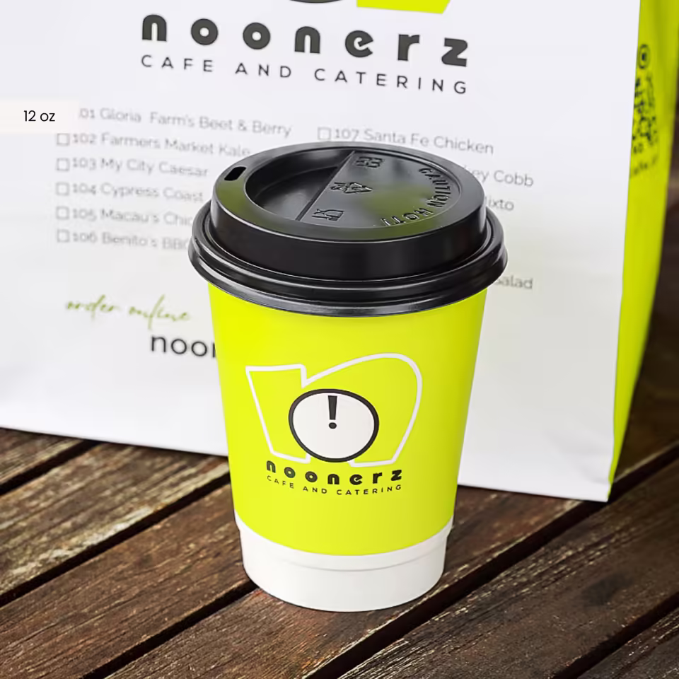 FSC Recyclable Double-Wall Hot Cup Wholesale Offer