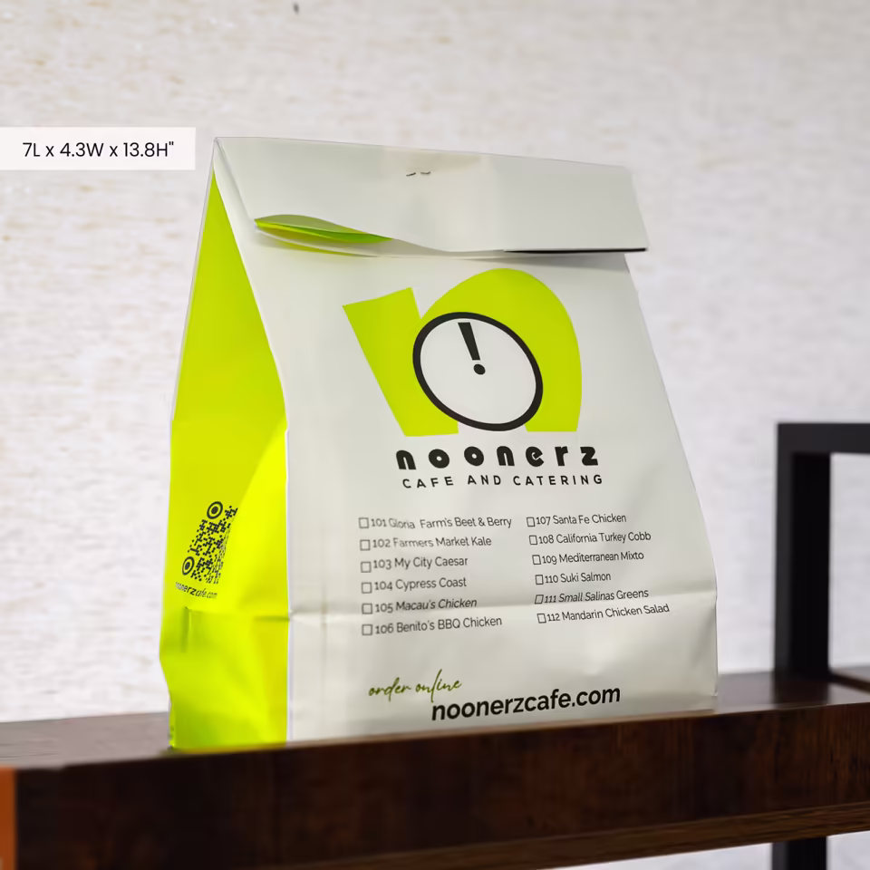 SGS Certified Wholesale Custom Bakery To Go Bag
