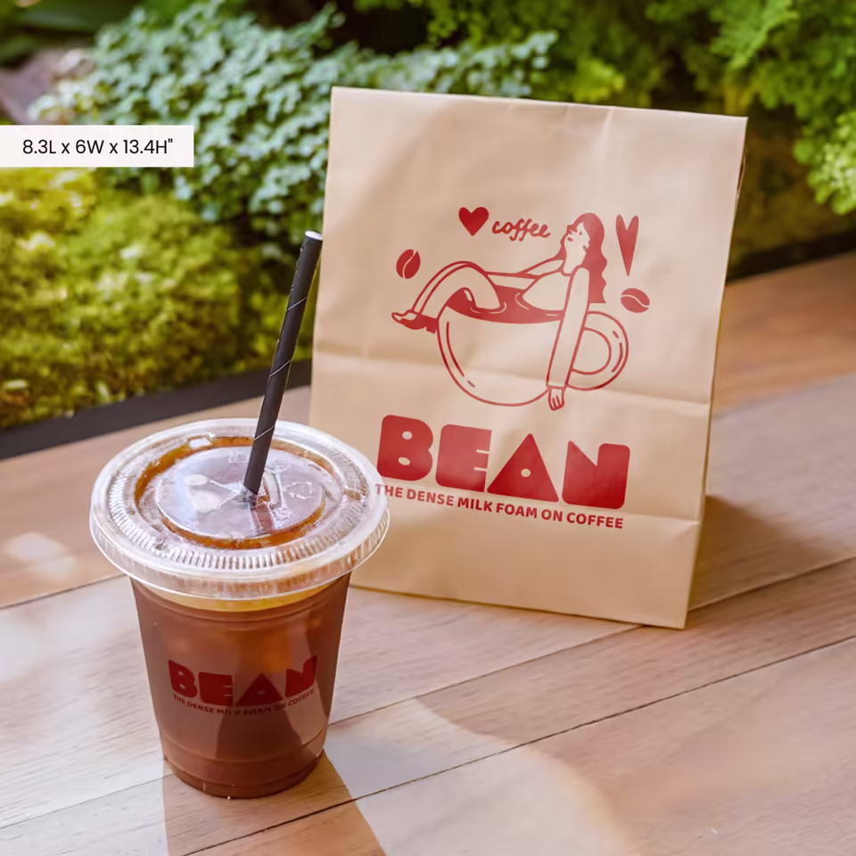 Kraft Paper Bag with Printed Logo