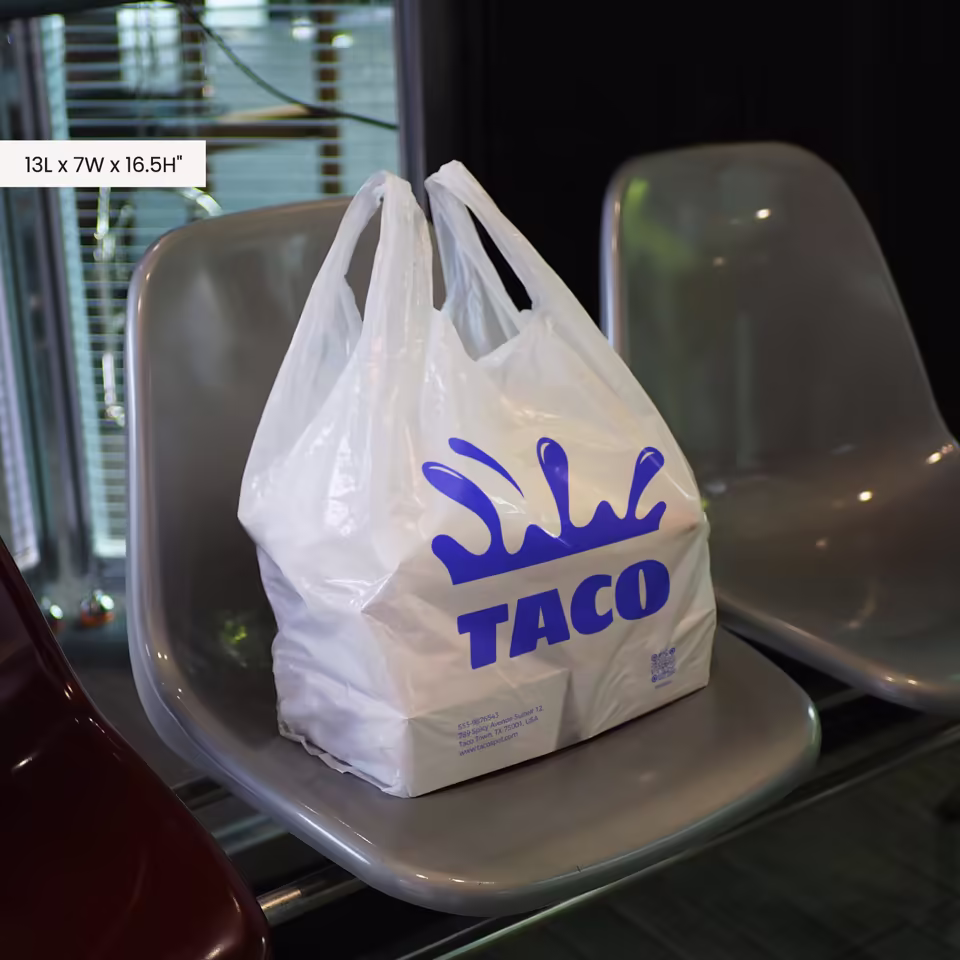 Custom Printed Taco To Go Bag Wholesale Free Design