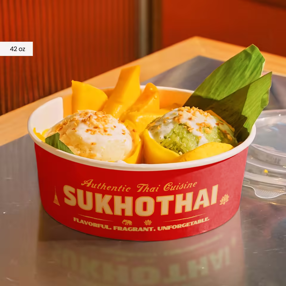 Personalised Food Containers for Mango Sticky Rice