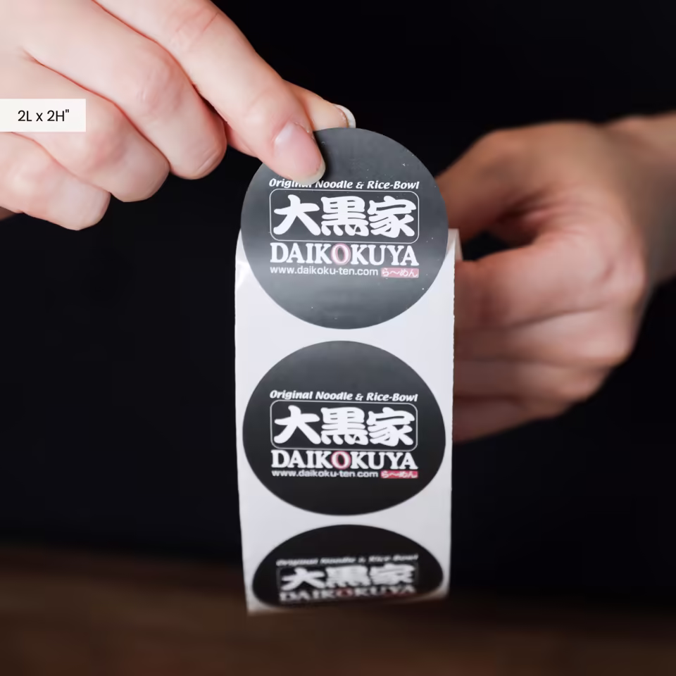 Wholesale Custom Round Stickers Free Design Free Storage