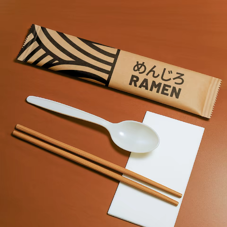 Custom Printed Chopsticks and Spoon