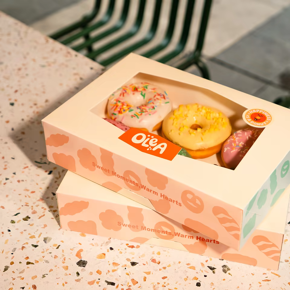 Custom Paper Box for Donuts
