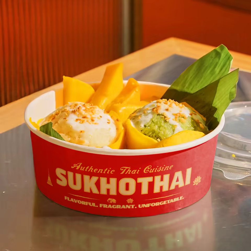 Personalised Food Containers for Mango Sticky Rice