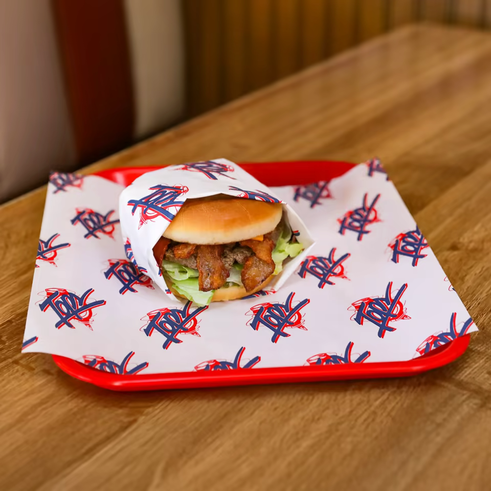 Printed Food Paper for Burgers