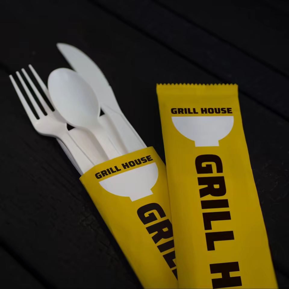 4-in-1 Cutlery Set for Food Packaging