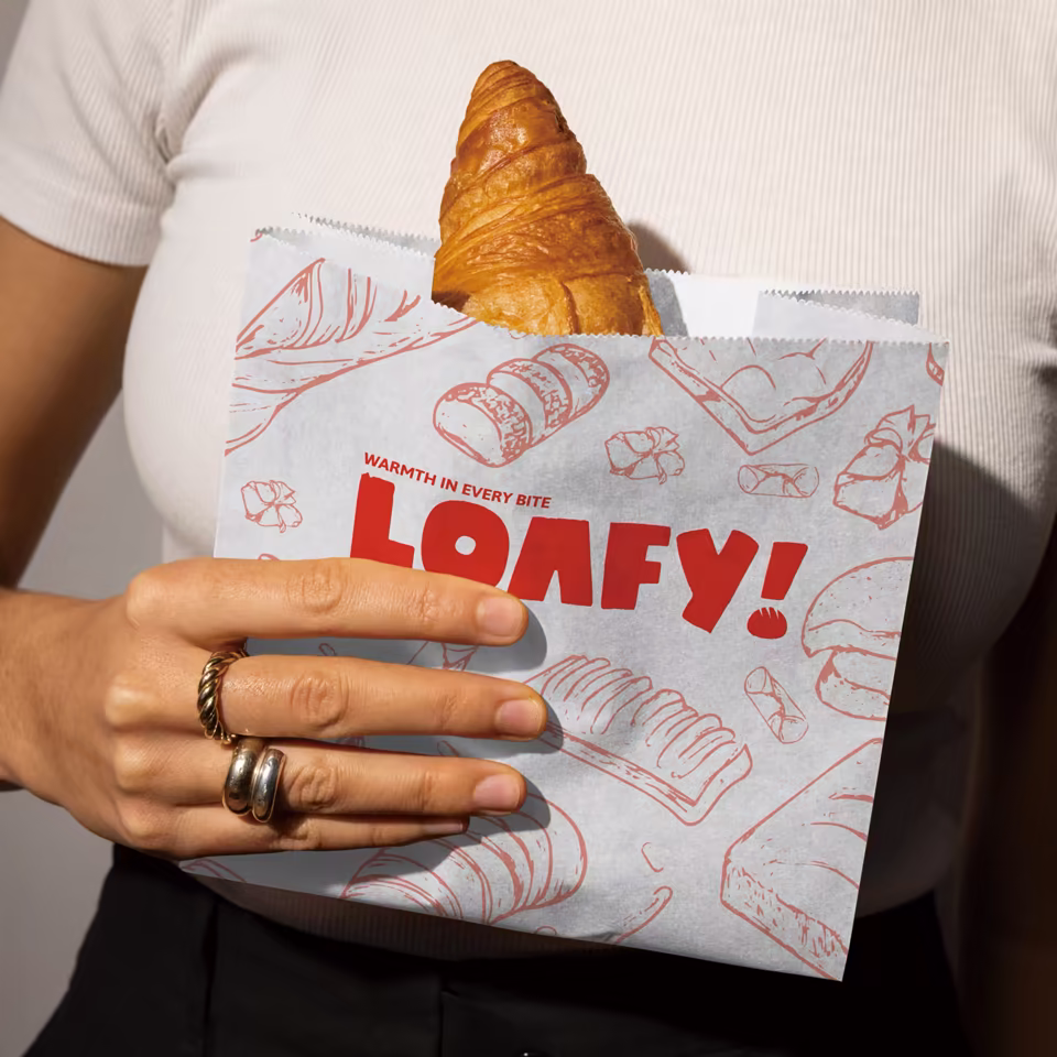 Custom Bakery Bag with Logo