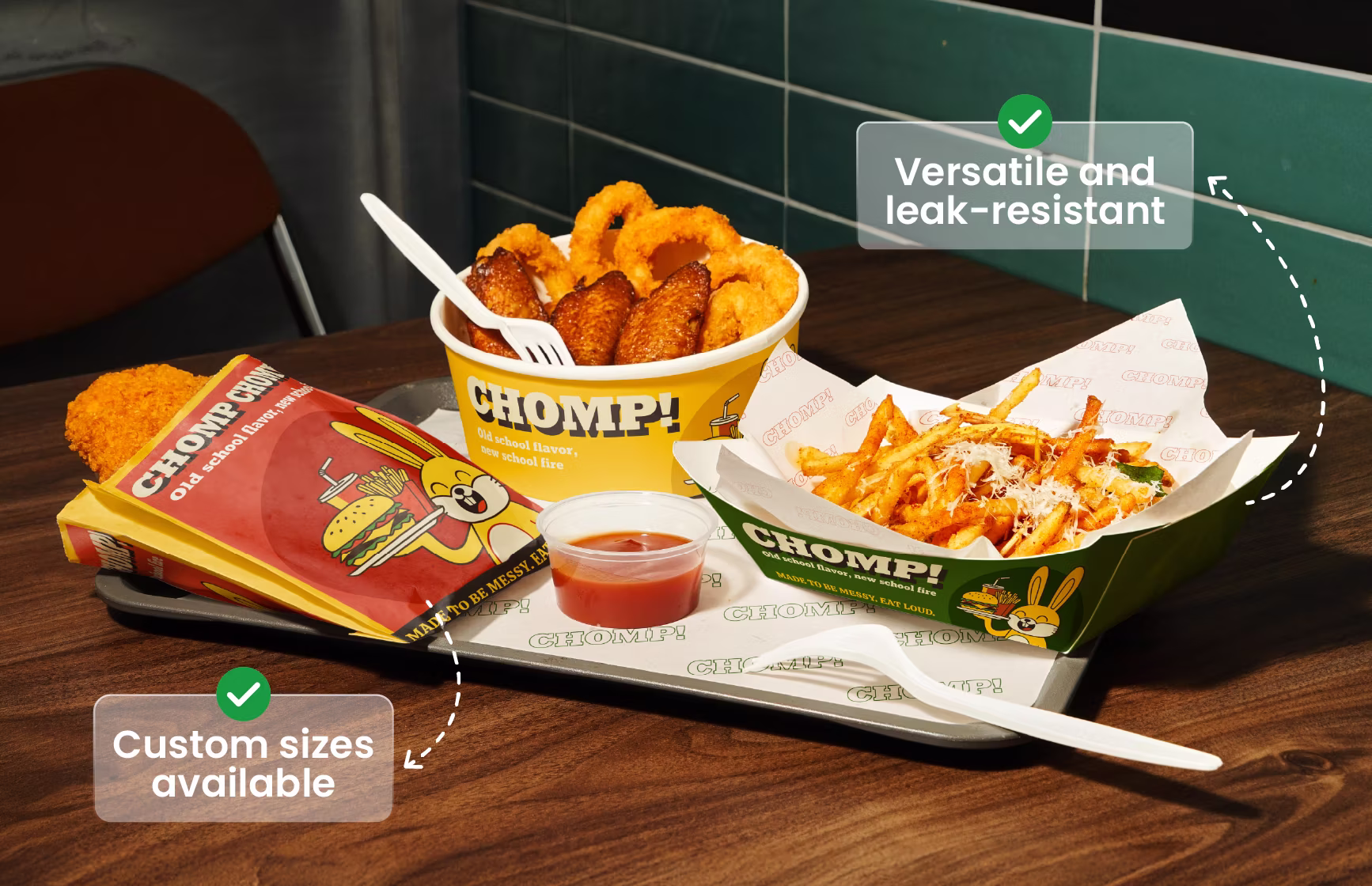 Greaseproof Fast Food Packaging