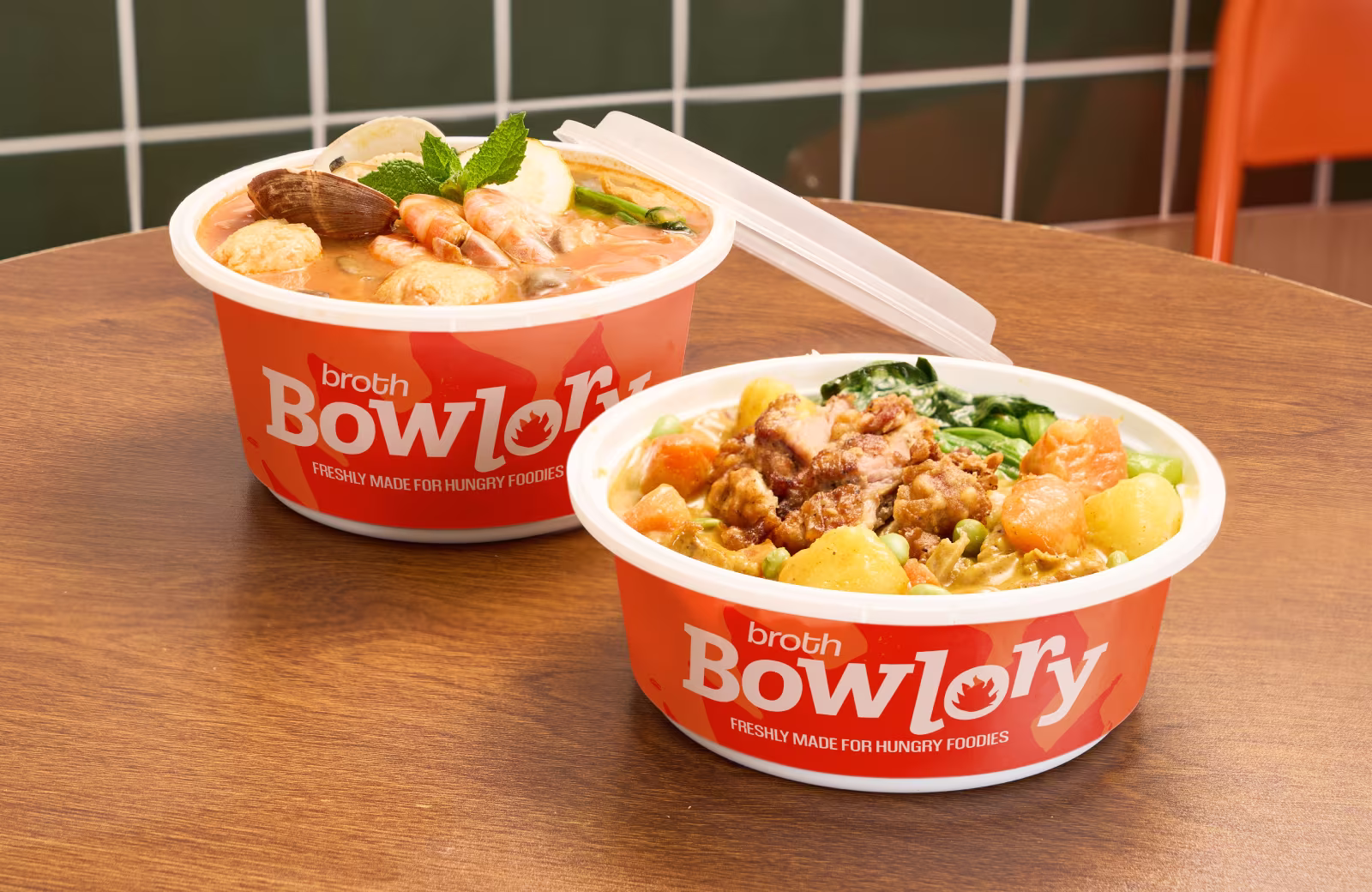 Custom Plastic Soup Bowls